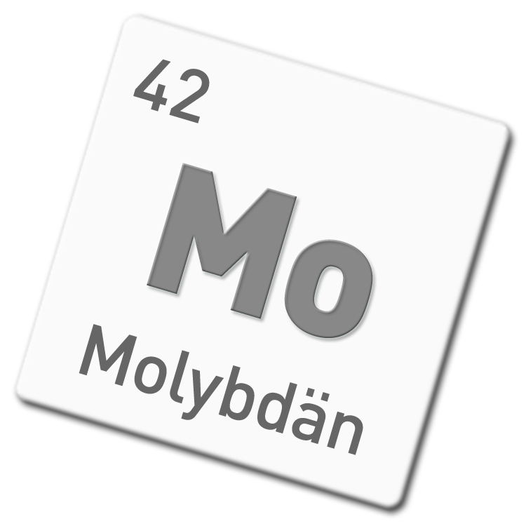 Molybdän-Elektroden Ø 3 mm x 82 mm, Mo 99,95 (1 Paar)